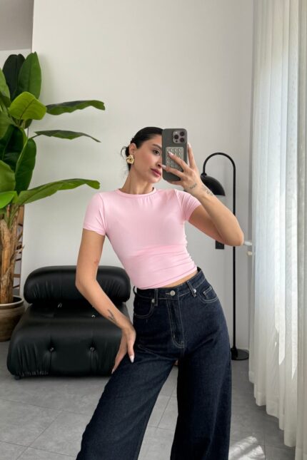Soft Touch Bluz Pembe