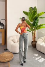 Denim Breeze Kesik Paça Antrasit Jean