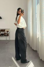GRJ Baggy Siyah Eskitme Jean - Görsel 4
