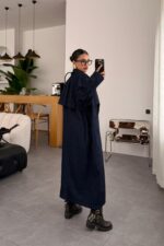 Pero Cepli Denim Trençkot Lacivert - Görsel 4