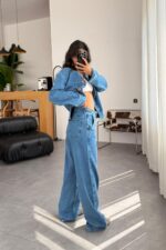 Womens Wide Leg Jean - Görsel 3