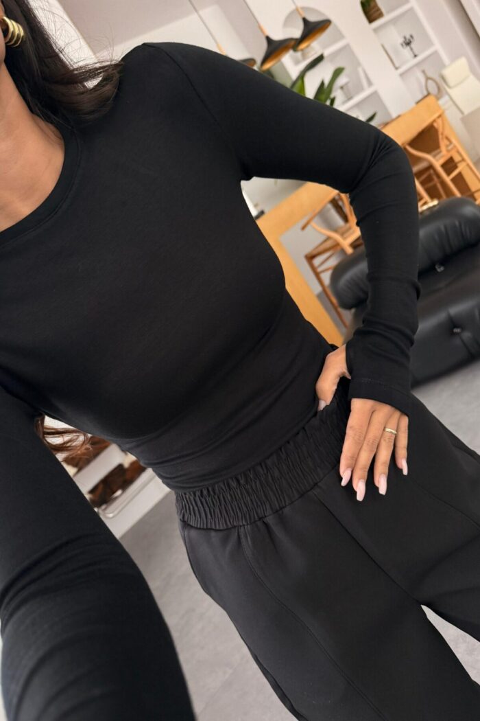 RM Parmak Geçmeli Body Siyah - Görsel 2