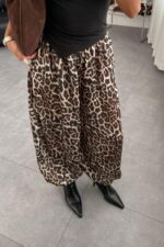 Miss Leopar Desenli Şalvar Pantolon - Görsel 2