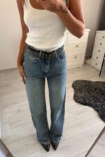 Vintage Yıkamalı Straight Jean - Görsel 3