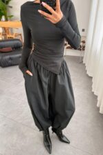 Miss Şalvar Pantolon Siyah - Görsel 2