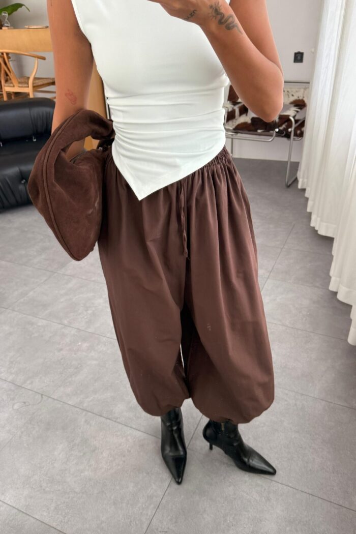 Miss Şalvar Pantolon Kahverengi - Görsel 2