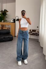Relax Baggy Orta Mavi Jean