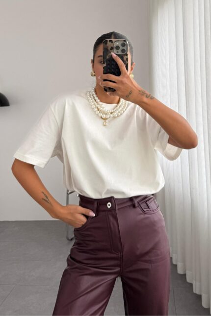 Mad Oversize Tişört Beyaz