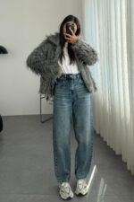 Vittoria Ballon Mavi Eskitme Jean