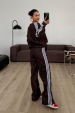 Çizgili Leopar Eşofman Takım - Görsel 4