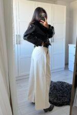 Kemerli Bolluk Pantolon Taş - Görsel 4