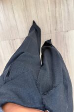 Kıvrık Belli Pantolon Siyah - Görsel 3