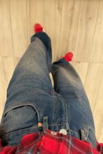 Rory Kesik Paça Ballon Jean - Görsel 3