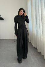 Madonna Yaka Modal Eşofman Takım Siyah