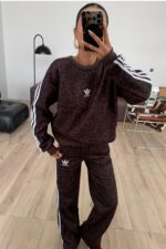 Çizgili Leopar Eşofman Takım - Görsel 2