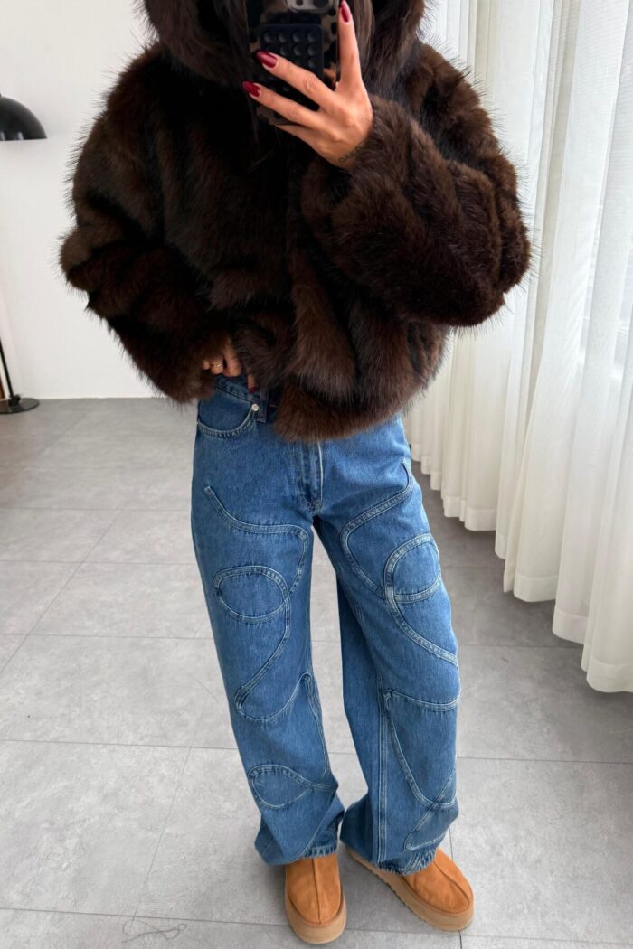 Cora Tasarım Wide Leg Jean - Görsel 2