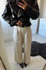 Kemerli Bolluk Pantolon Taş - Görsel 2