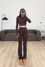 Bersh Tayt Takım Acı Kahve - Görsel 2