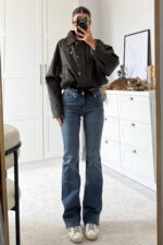 Julya Flare Mavi Jean