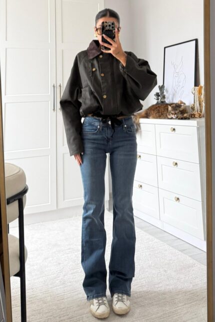 Julya Flare Mavi Jean