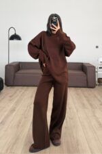 Dominar Triko Takım Kahverengi - Görsel 2