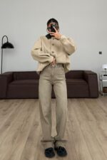 Util Kesik Paça Wide Leg Jean