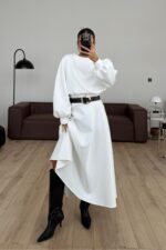 Balon Kol Scuba Etekli Takım Beyaz