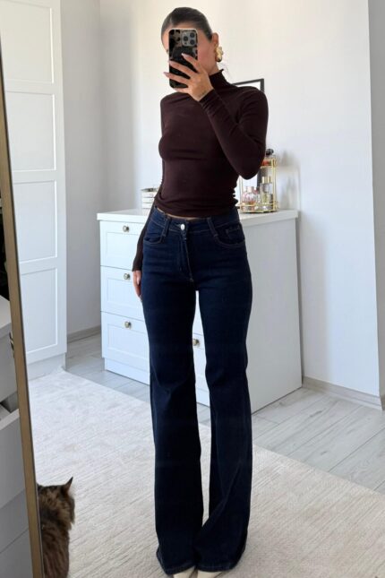 Milar Flare Lacivert Jean