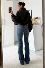 Julya Flare Mavi Jean - Görsel 4