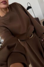 Balon Kol Scuba Etekli Takım Kahverengi - Görsel 3