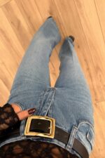 Dangi İspanyol Paça Açık Mavi Jean - Görsel 3