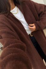 Sakallı Uzun Hırka Kahverengi - Görsel 2