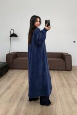 Sakallı Uzun Hırka Lacivert - Görsel 3