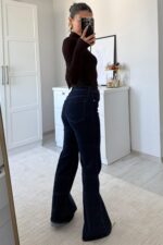 Milar Flare Lacivert Jean - Görsel 4