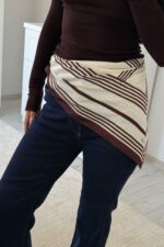 Rim Acı Kahve Eşarp - Görsel 2