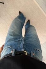 Sara Mavi Eskitme Ballon Jean - Görsel 3