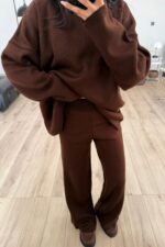 Dominar Triko Takım Kahverengi - Görsel 3