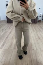 Util Kesik Paça Wide Leg Jean - Görsel 2