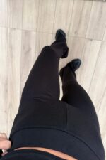 Cha Tayt Crop Takım Siyah - Görsel 4