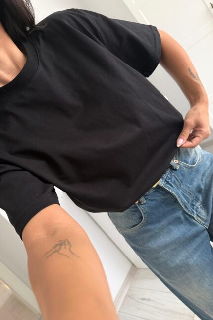 Mad Oversize Tişört Siyah