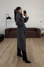 Balık Sırtı Kaban Antrasit - Görsel 3