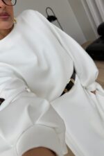 Balon Kol Scuba Etekli Takım Beyaz - Görsel 3