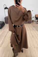 Balon Kol Scuba Etekli Takım Kahverengi - Görsel 2