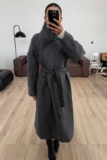 Balık Sırtı Kaban Antrasit - Görsel 2