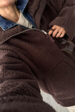 Lux Bear Peluş Ceket Acı Kahve - Görsel 4