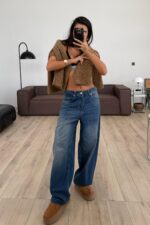 Pamela Kesik Paça Ballon Jean