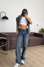 Fory Wide Leg Yıkamalı Jean
