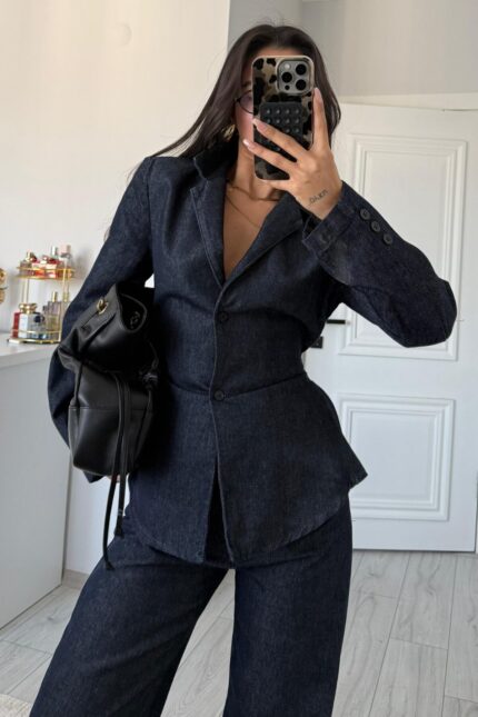 Blazer Kot Ceket Lacivert