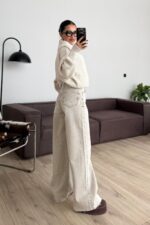 Boli Wide Leg Yıkamalı Jean - Görsel 4