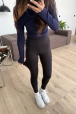 For Yüksek Bel Tayt Siyah - Görsel 2